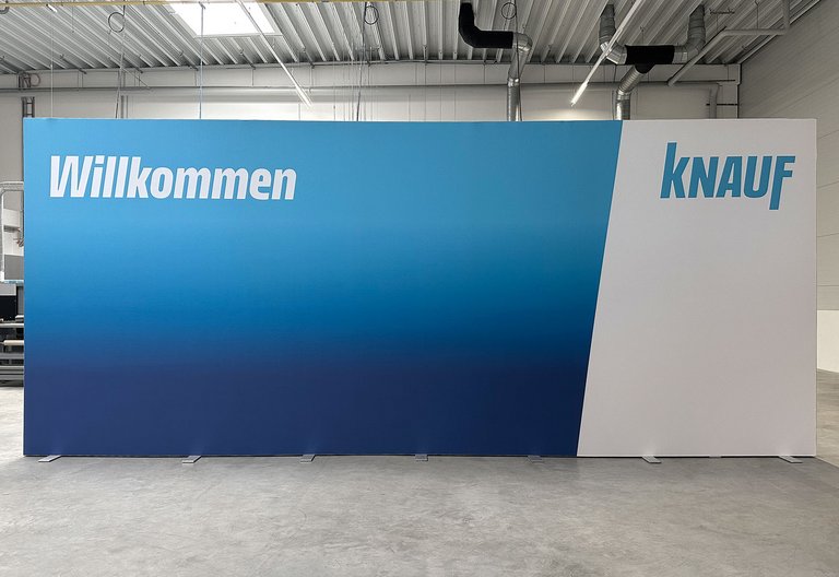 Pared de exposición - ALU WALL - Knauf Gips KG
